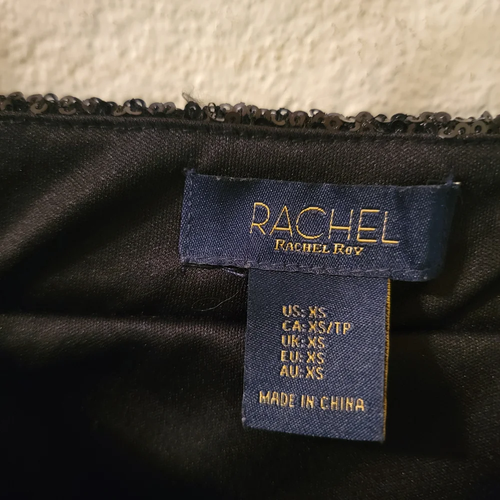 RACHEL Rachel Roy Sparkling Black Maxi Skirt - Picture 5 of 6